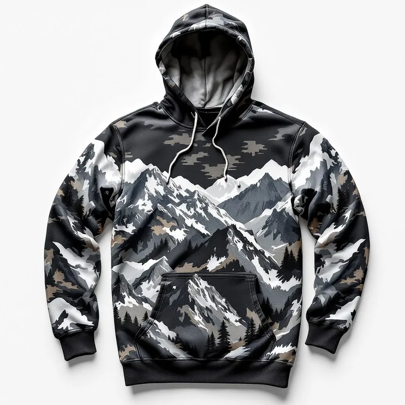 Pattern applied to a sample garment